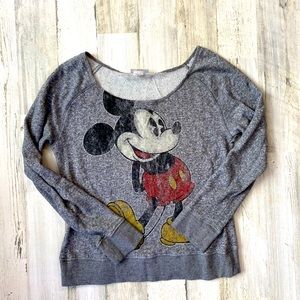 Disney parks off the shoulder mickey sweatshirt